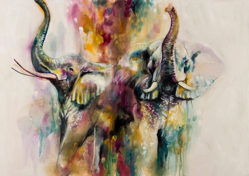 Elephants-Opaline